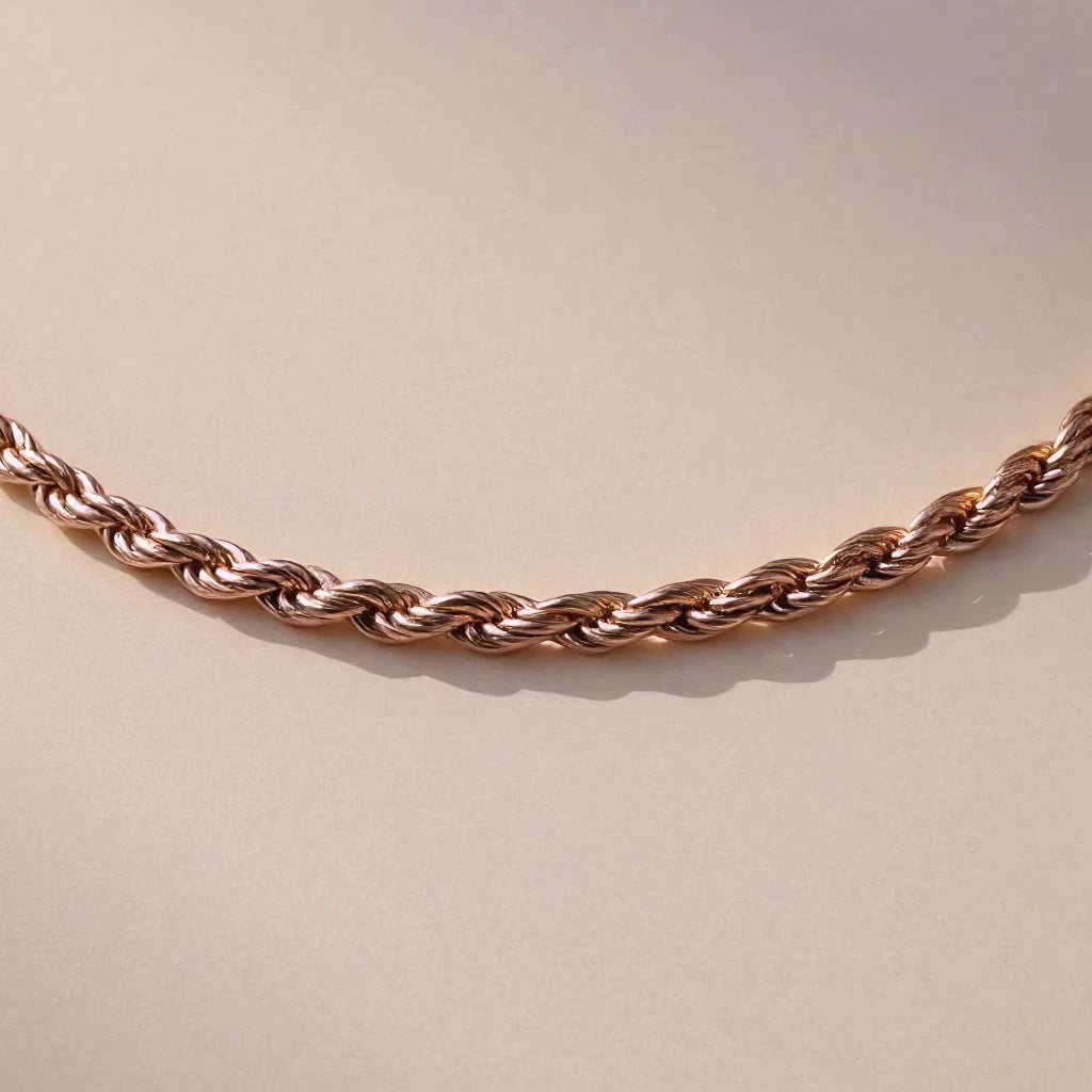 Cadena Lazo Rosa Dama