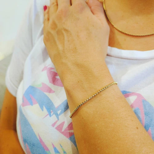 Cadena + Pulsera Veneciana Gratis Dije de San Benito