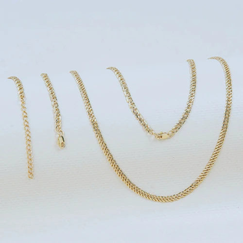 Cadena + Pulsera Entrelazada Dama