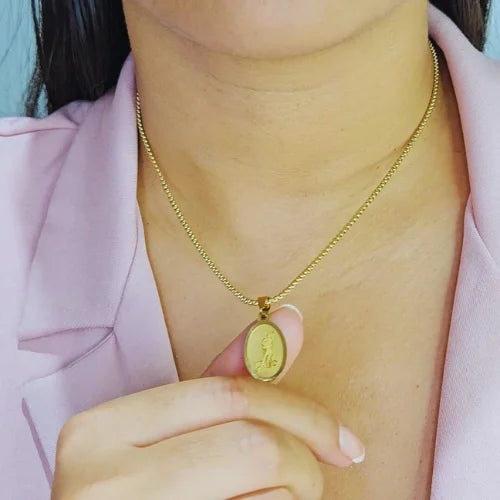 Cadena + Pulsera Veneciana Gratis Dije Virgen de Guadalupe