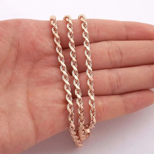 Cadena Lazo Rosa Dama