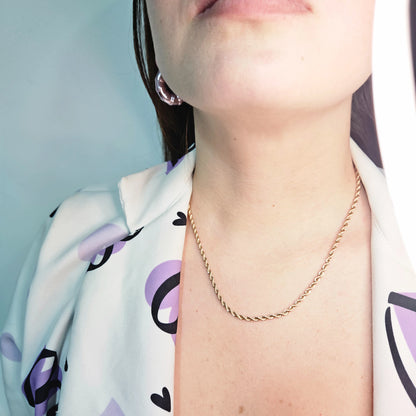 Cadena Lazo Rosa Dama