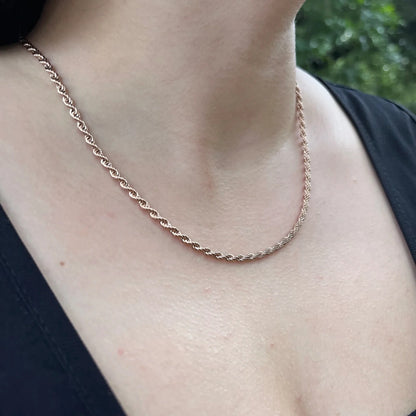 Cadena Lazo Rosa Dama