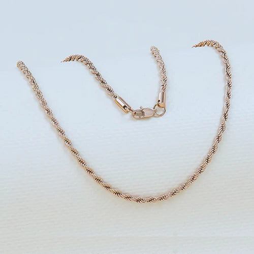 Cadena Lazo Rosa Dama