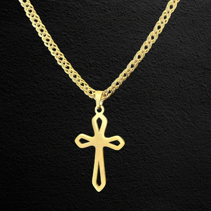 Cadena + Pulsera Veneciana Gratis Dije de Cruz