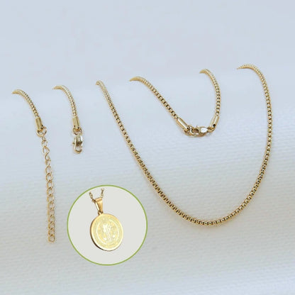 Cadena + Pulsera Veneciana Gratis Dije de San Benito