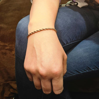 Pulsera Lazo Rosa Dama