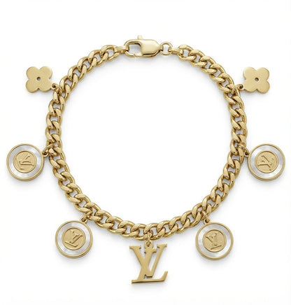 Pulsera Mujer LV Trebol - Ref105