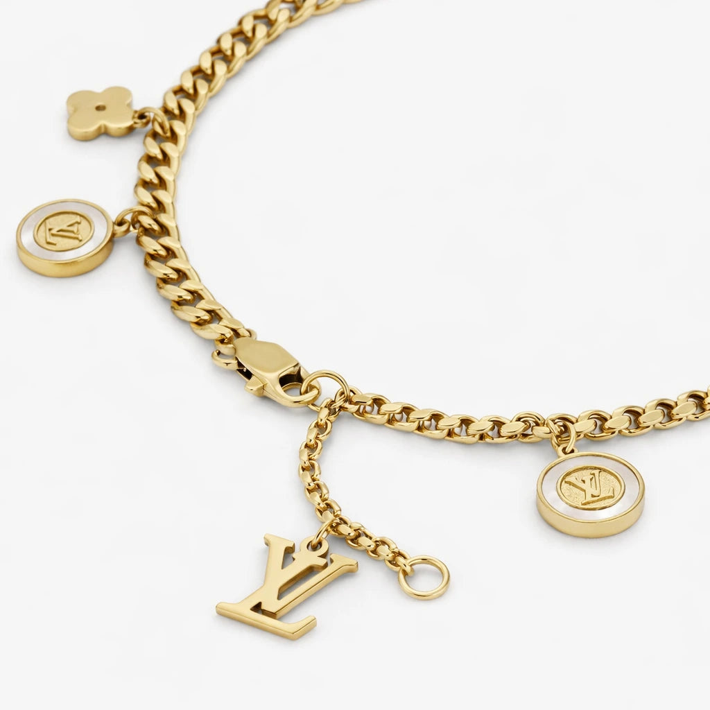 Pulsera Mujer LV Trebol - Ref105